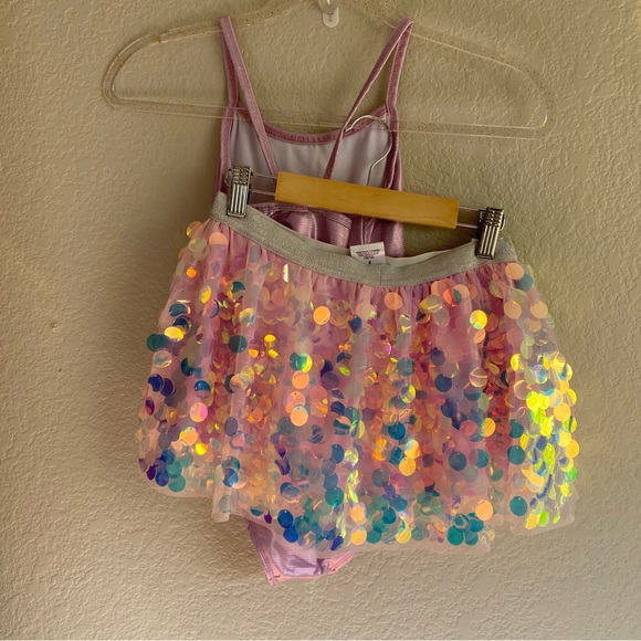 Vince Camuto Girls One Piece Swimsuit and skirt iridescent - Picture 6 of 10